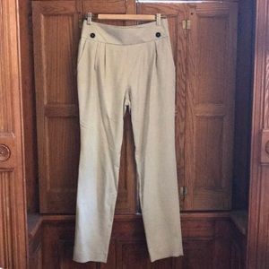 Reiss London high waisted lgt grey suit pants